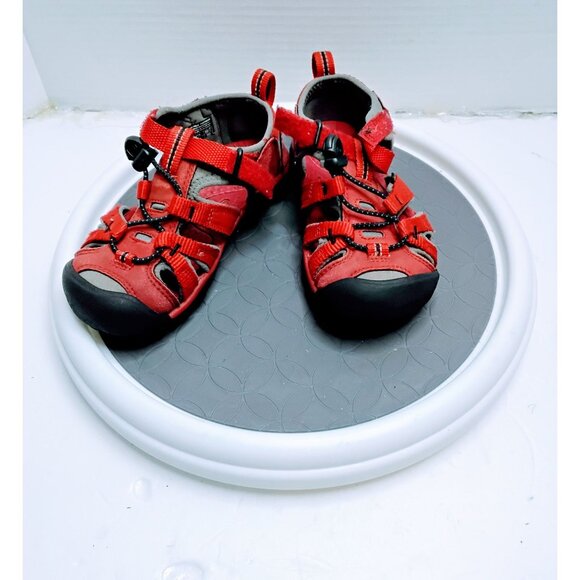 Keen Newport H2 Youth Sandals Red/Black Size 11 US Waterproof Durable Outdoor Sh - Picture 8 of 8